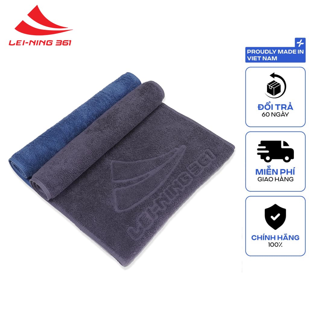 Khăn Tập Gym & Fitness Lei-Ning 361 Cotton Thấm Hút 80x40cm - KHANSPORT.361-1