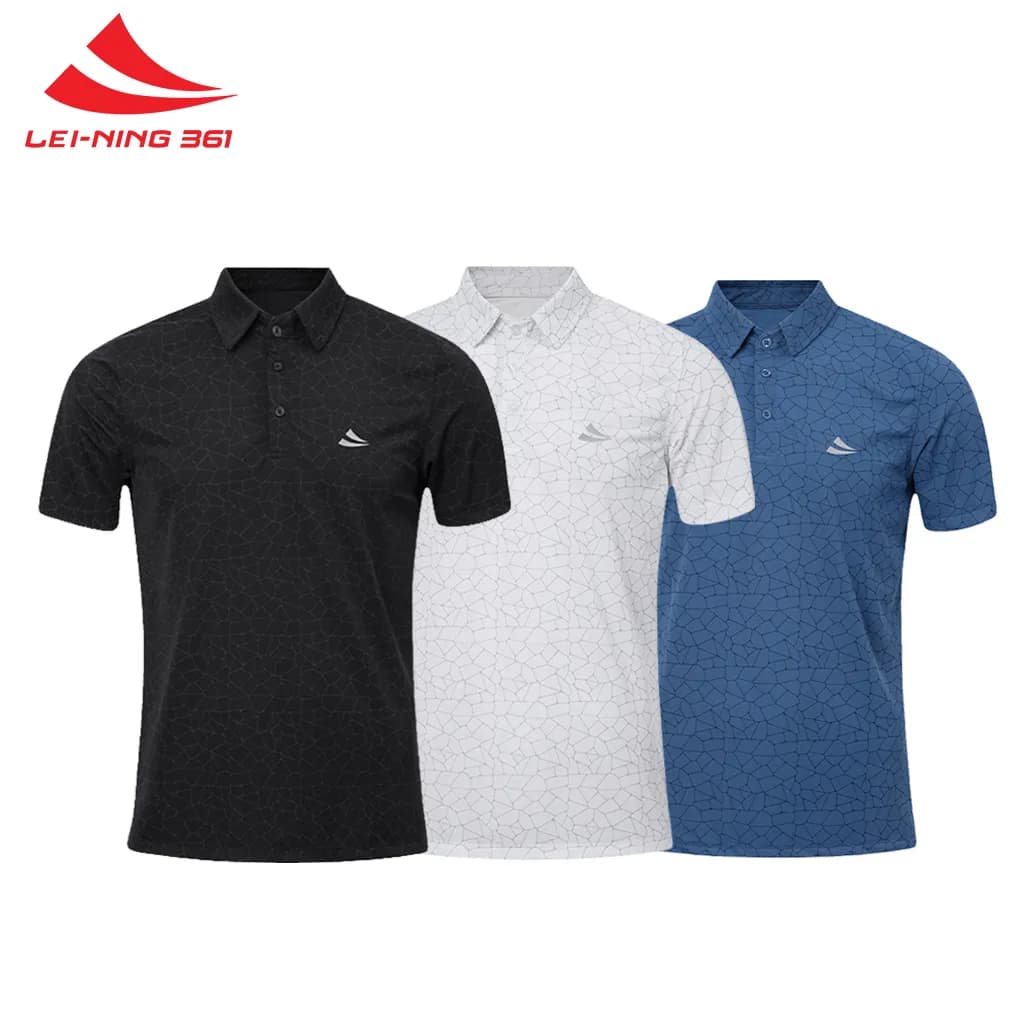 Áo Polo Nam Lei-Ning 361 Thể Thao Co Giãn - POLO01.361-4