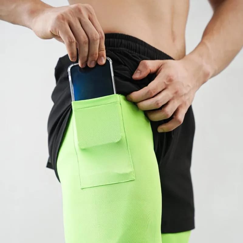 Quần Shorts Thể Thao Lei-Ning 361 2 Lớp Co Giãn-QUAN2LOP.361-7