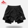 Quần Shorts Thể Thao Lei-Ning 361 2 Lớp Co Giãn-QUAN2LOP.361-2