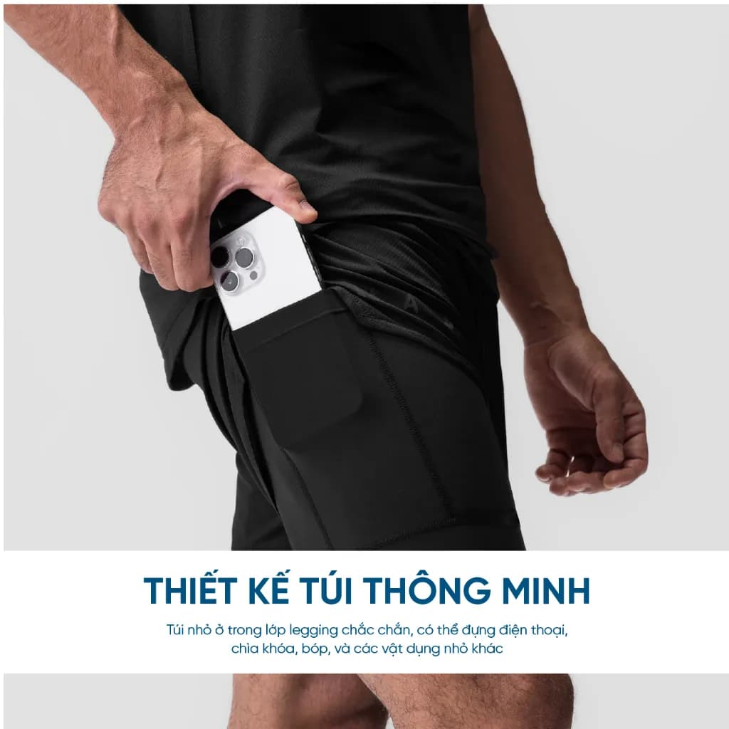 Quần Shorts Thể Thao Lei-Ning 361 2 Lớp Co Giãn-QUAN2LOP.361-6