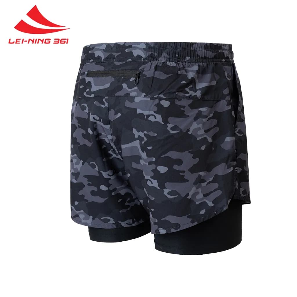 Quần Shorts Thể Thao Lei-Ning 361 2 Lớp Co Giãn-QUAN2LOP.361-13