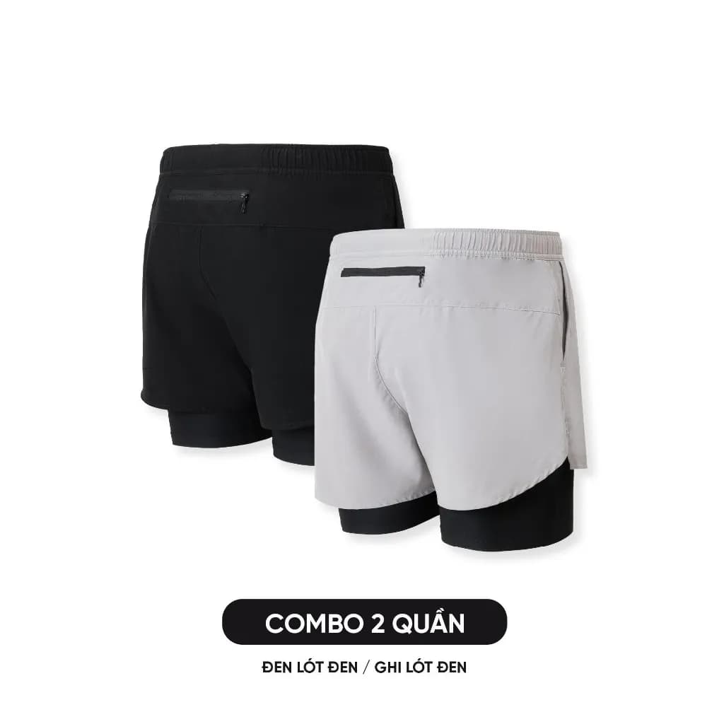 Quần Shorts Thể Thao Lei-Ning 361 2 Lớp Co Giãn-QUAN2LOP.361-14