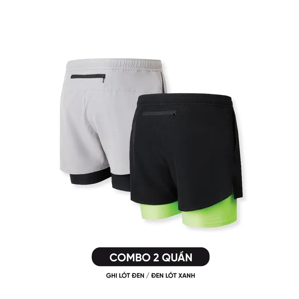Quần Shorts Thể Thao Lei-Ning 361 2 Lớp Co Giãn-QUAN2LOP.361-15