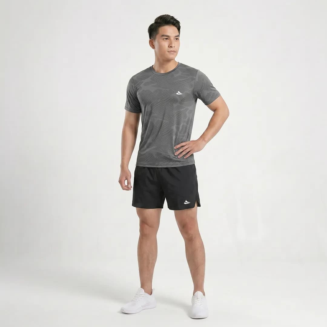Áo Thun Thể Thao Nam Lei-Ning 361 Vải Mềm Mịn, Thoáng Khí-AOTHUN02.361-4