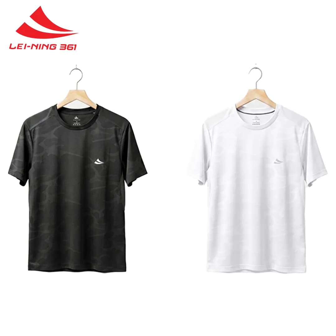 Áo Thun Thể Thao Nam Lei-Ning 361 Vải Mềm Mịn, Thoáng Khí-AOTHUN02.361-13