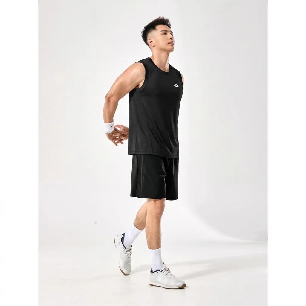 Áo Ba Lỗ Nam Thể Thao Lei-Ning 361 Vải Mềm Mịn, Thấm Hút Mồ Hôi-BALO01.361-4